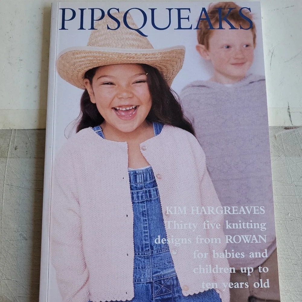 Rowan PIPSQUEAKS 2000 Knit pattern book Newborn VTG Lot of 6 Paintbox Patchwork